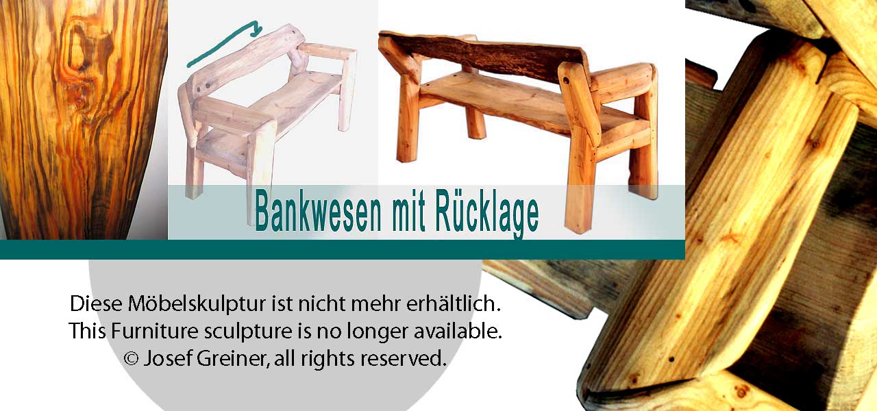 Bankwesen mit Rücklehne