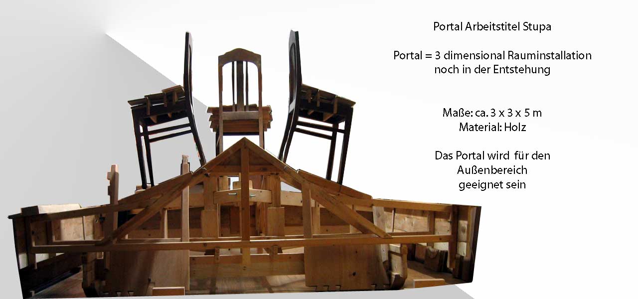 Portal Dreidimensionale Raumskulptur